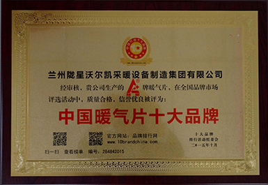 l365WMSPORTS完美体育官方网站散热器十大品牌（第一名）